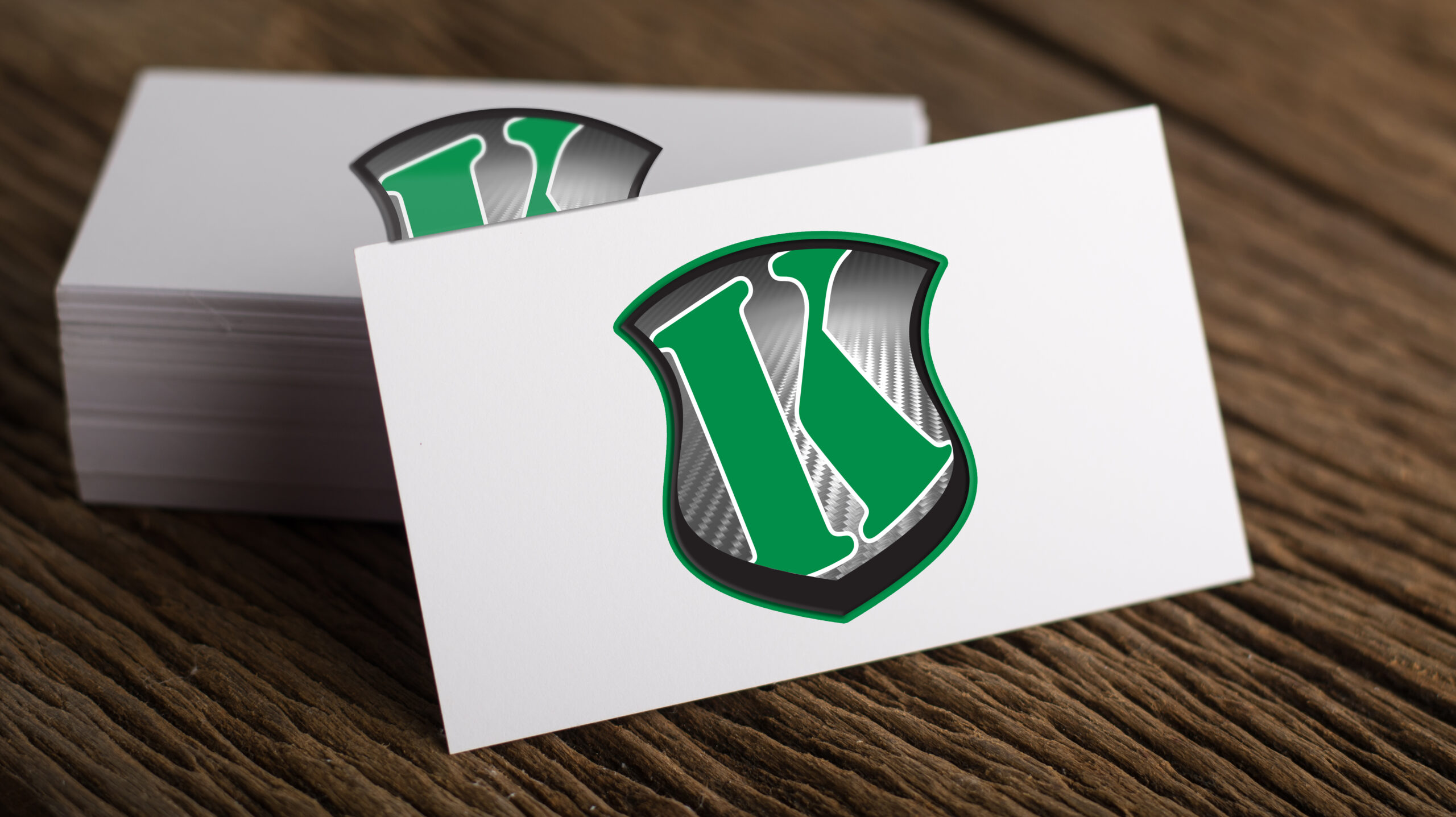 Business Cards with Karbon Prints Logo